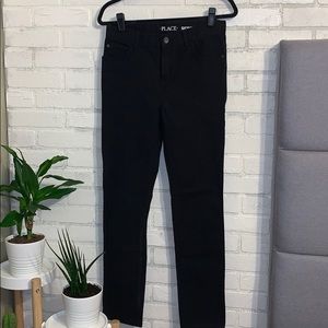 Children’s place boys black jeans size 16 skinny